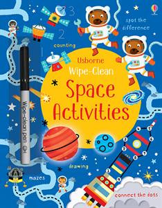 Wipe-Clean Space Activities Book
