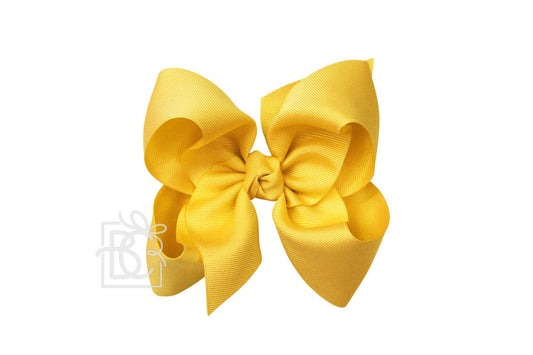 5.5" Bright Yellow Bow