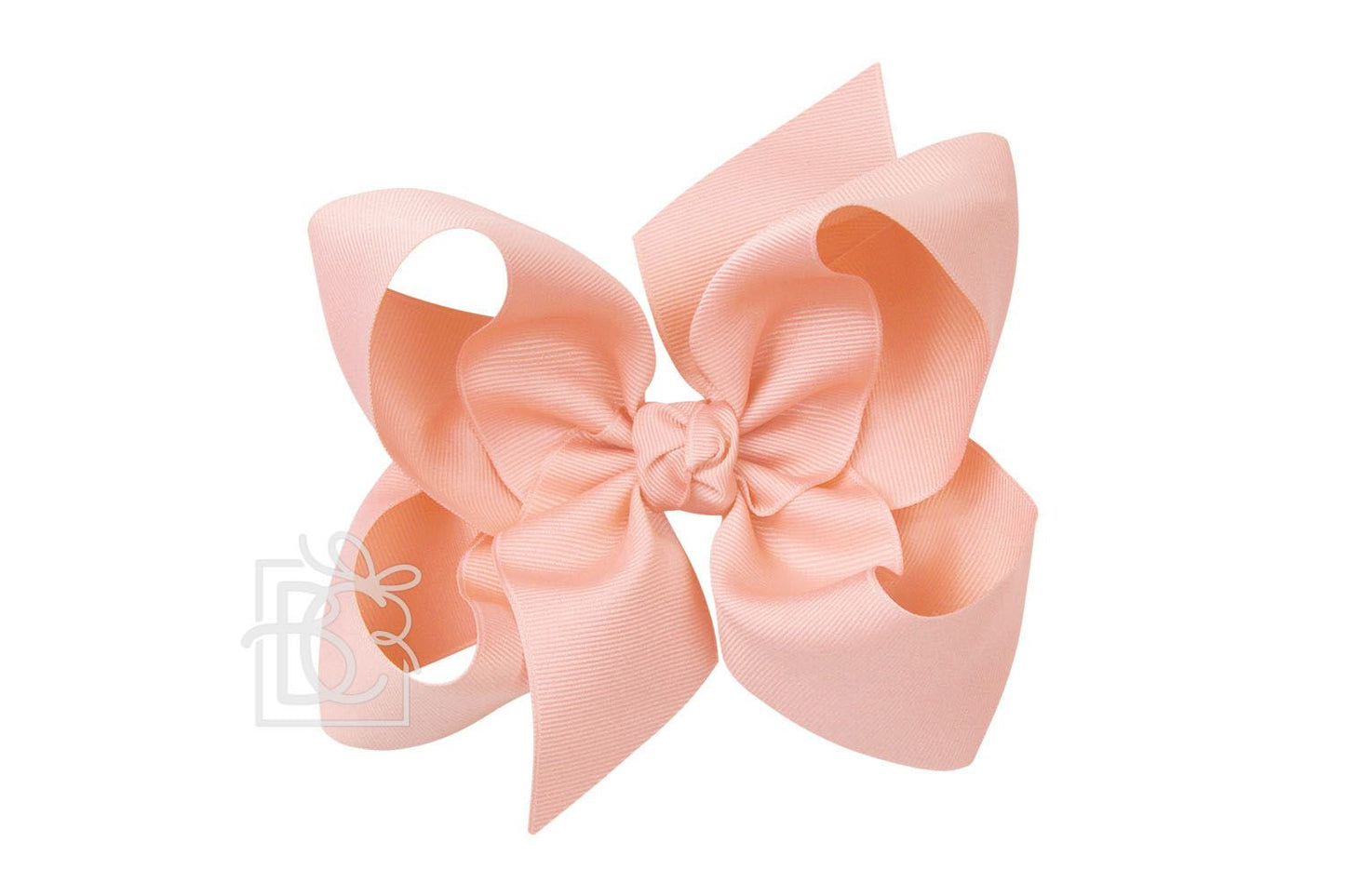 6.5"Light Coral Solid Bow