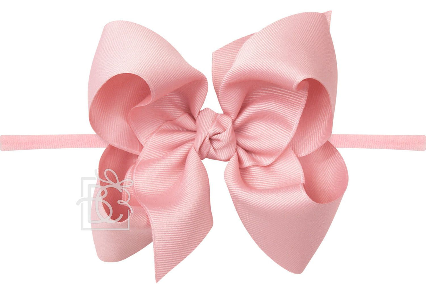 Light Pink Headband W/5.5" Bow