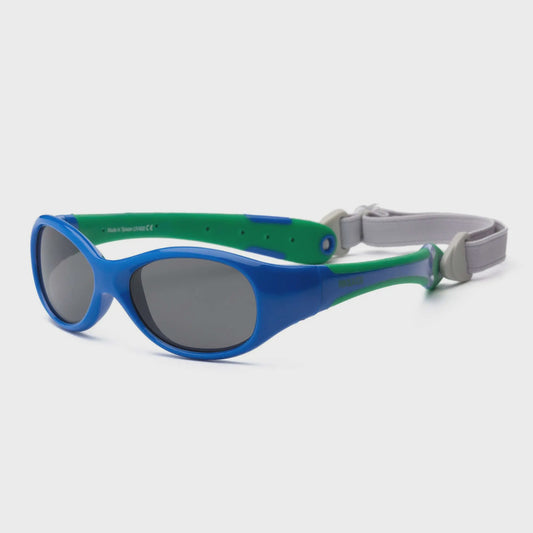 Royal/ Green Explorer Sunglasses for Toddler 2+