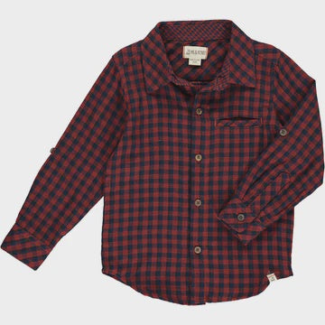 Rust Navy ATWOOD Woven Shirt