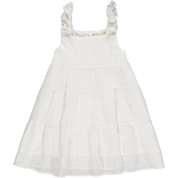 Layla White Toddler Dress