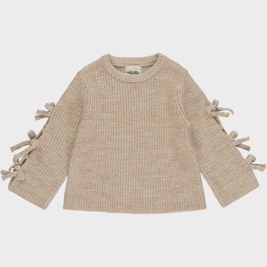Oatmeal Francis Knit Sweater/V756C