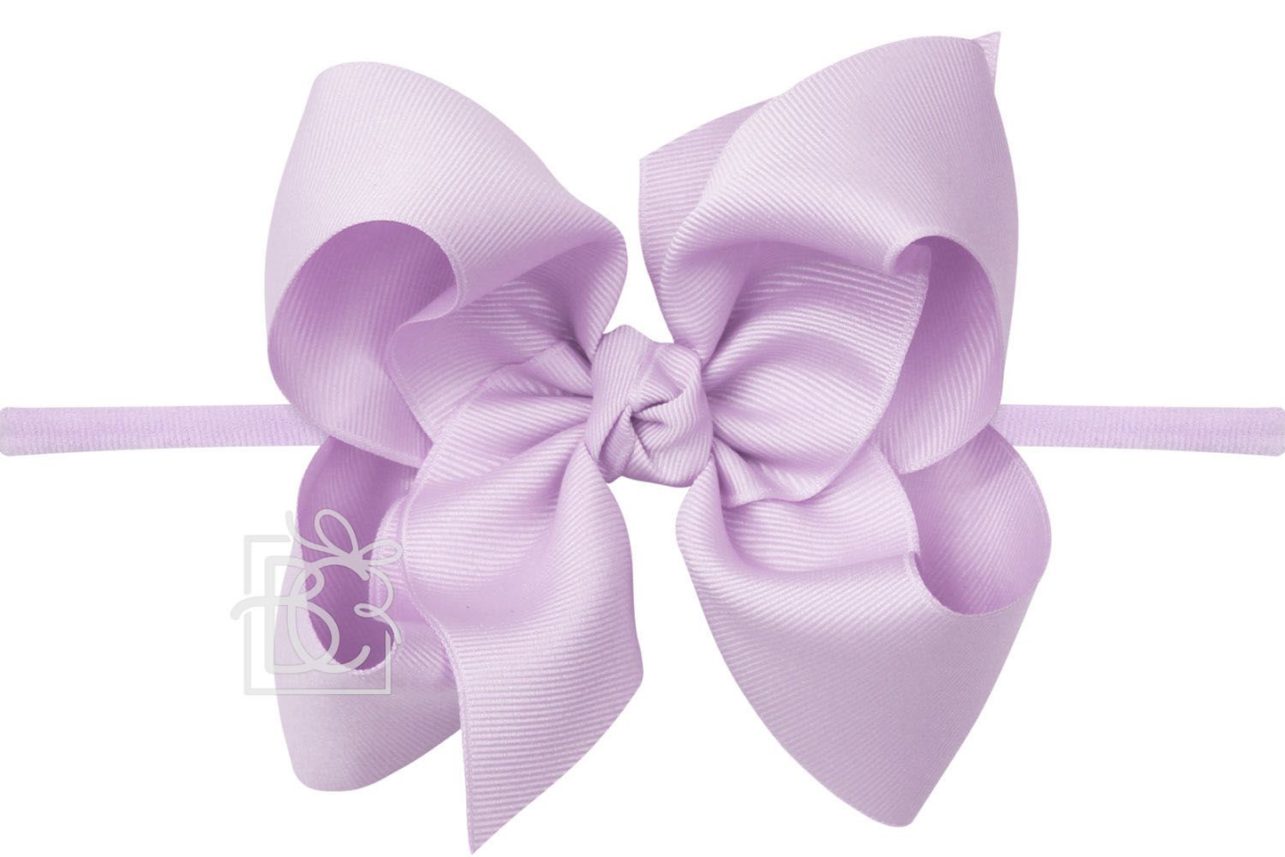 Light Orchid 1/4" Pantyhose Headband with 5.5" Bow