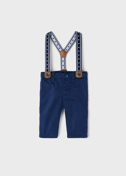 Navy Pant W/Suspenders/2519