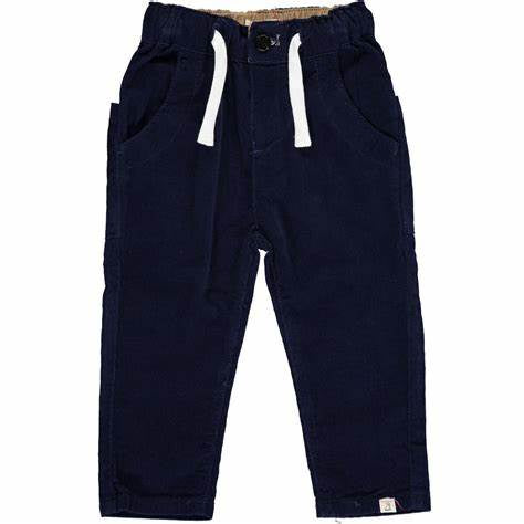 Navy - Tally cord pants