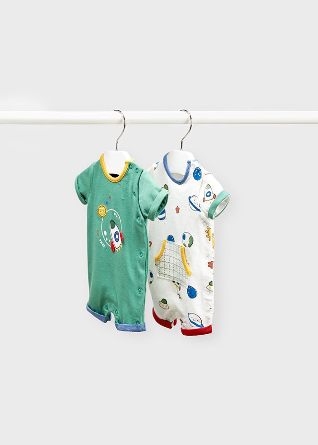 Set of 2 Space Rompers