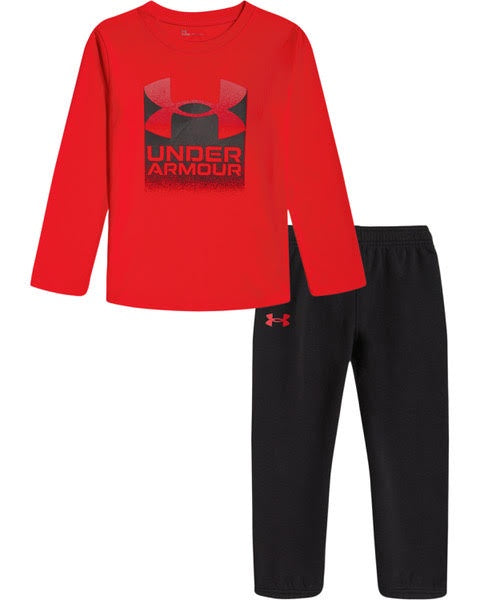 Red UA Toddler Boy Pant Set