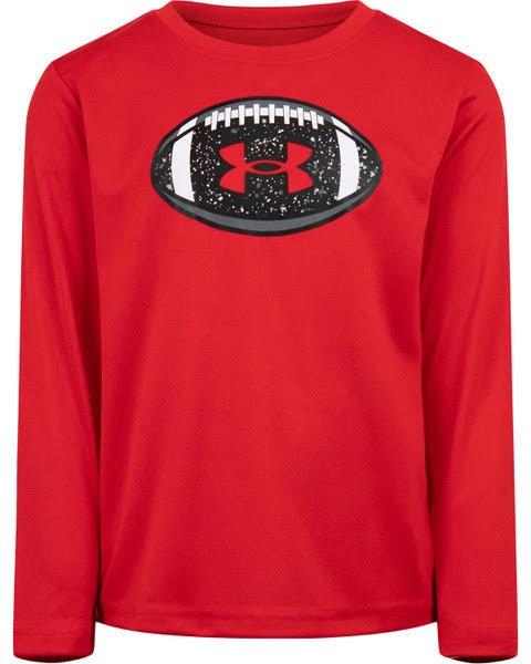 Red Football L/S Tee